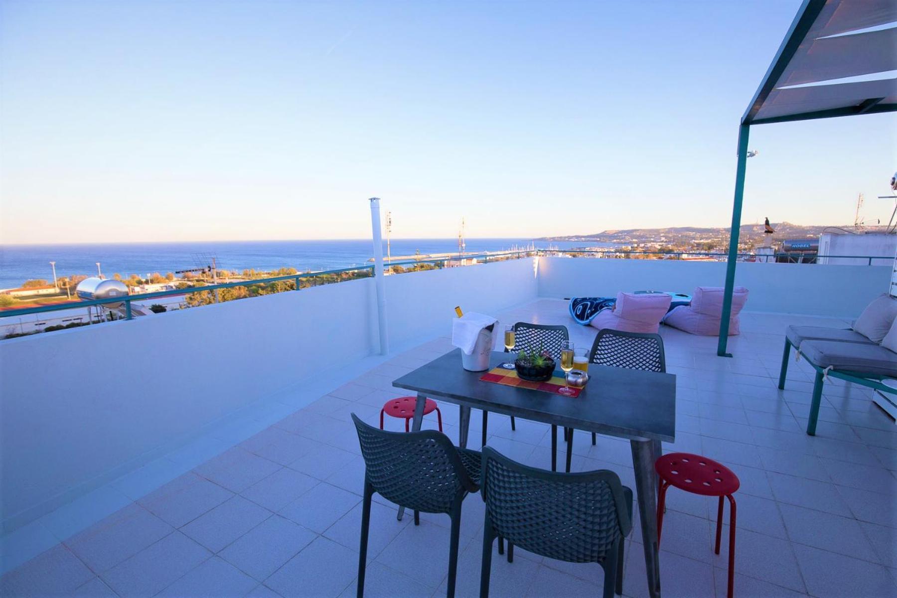 Groovy & Cozy Apt With Private Seaview Rooftop Terrace Rhodes City Exterior photo
