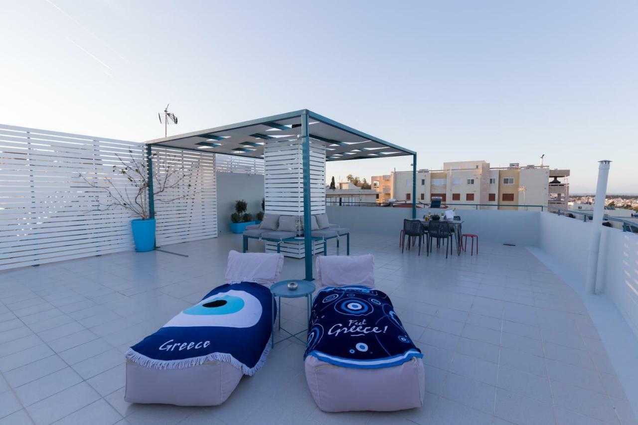 Groovy & Cozy Apt With Private Seaview Rooftop Terrace Rhodes City Exterior photo