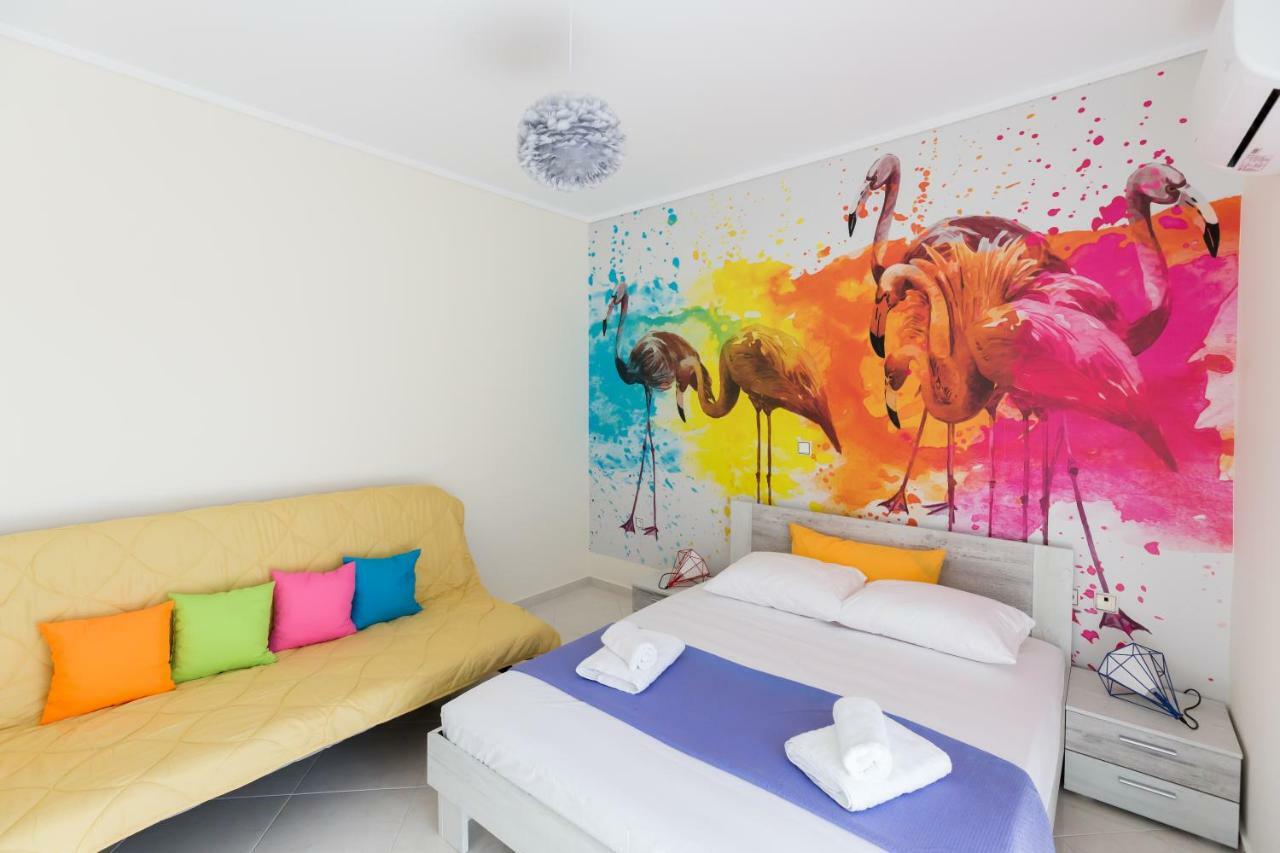 Groovy & Cozy Apt With Private Seaview Rooftop Terrace Rhodes City Exterior photo
